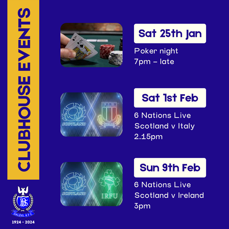 CLUB | UPCOMING EVENTS